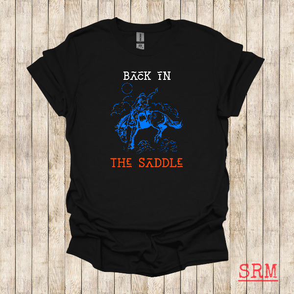 Back in the Saddle tee